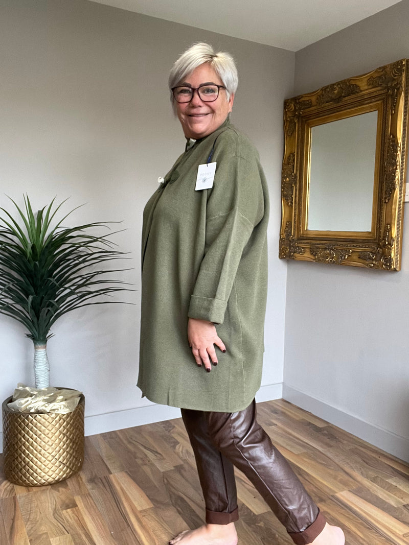 Posh Knit Toggle Jacket