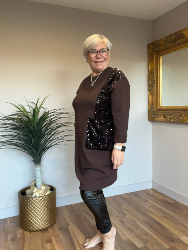 Sequin Detail Tunic/Dress