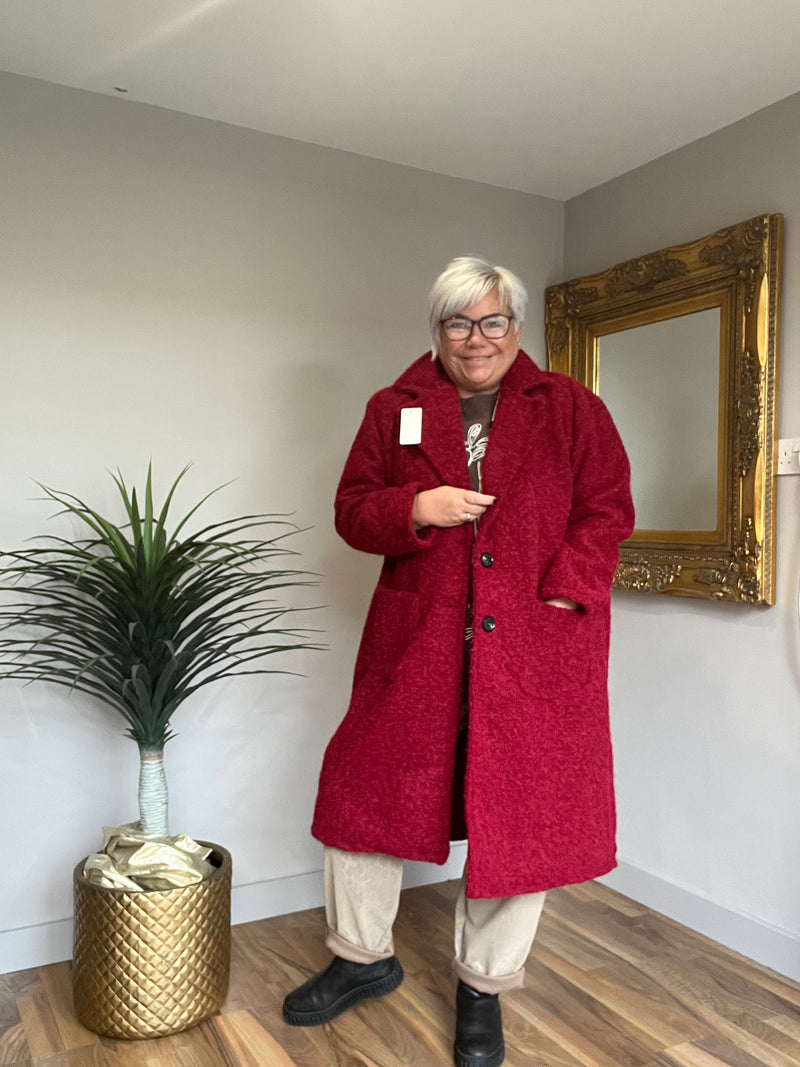 Winnie Wool Look Coat