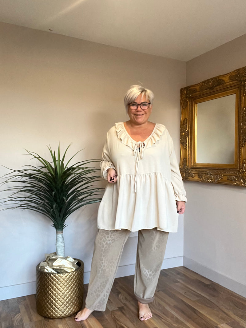 Frill Smock Blouse