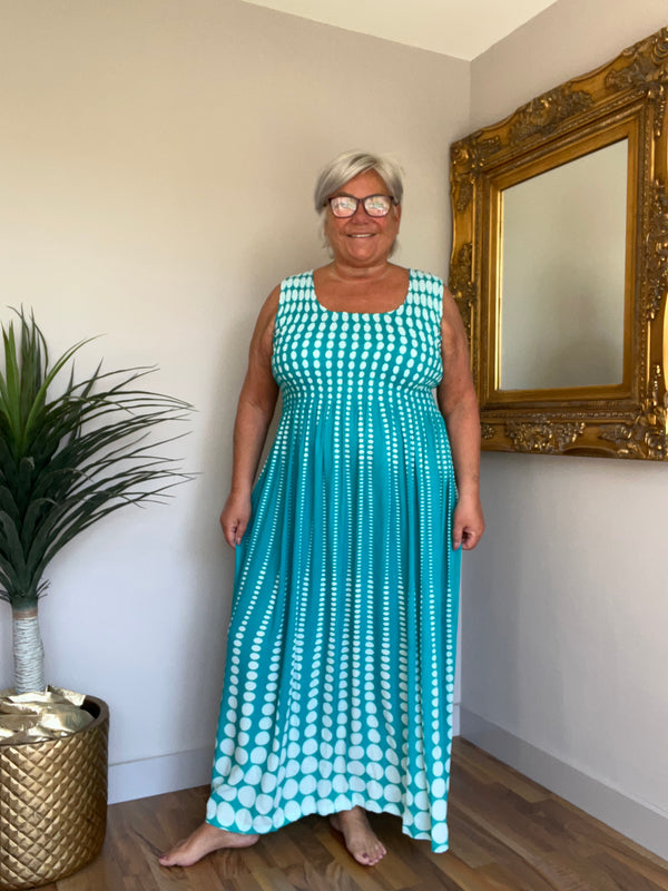 Dotty Sleeveless Dress