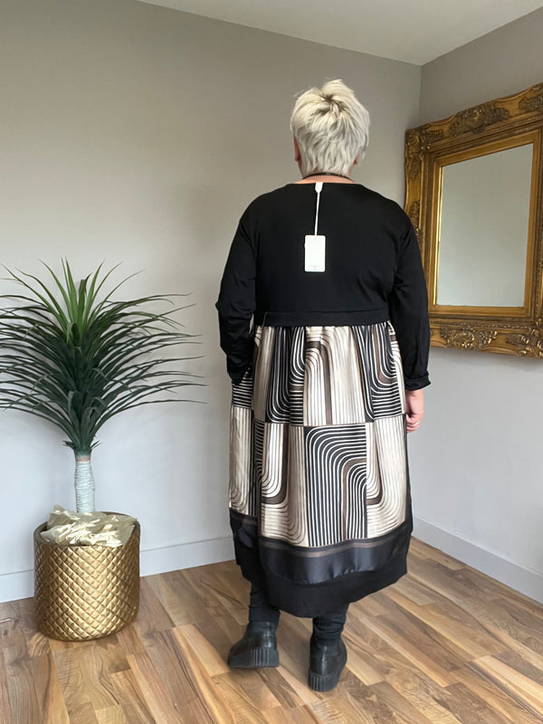 Cocoon Silk Feel Dress
