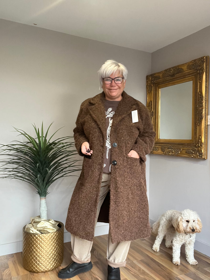 Winnie Wool Look Coat