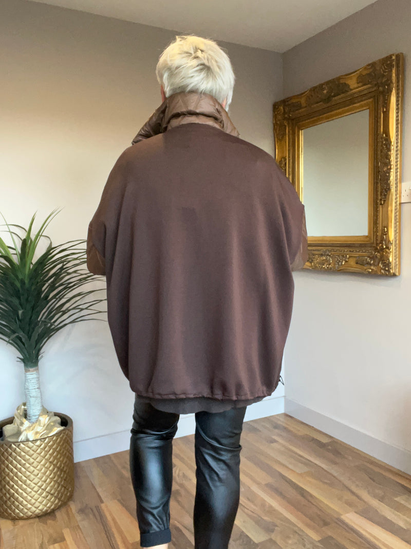 Lightweight Quilted Trim Jacket