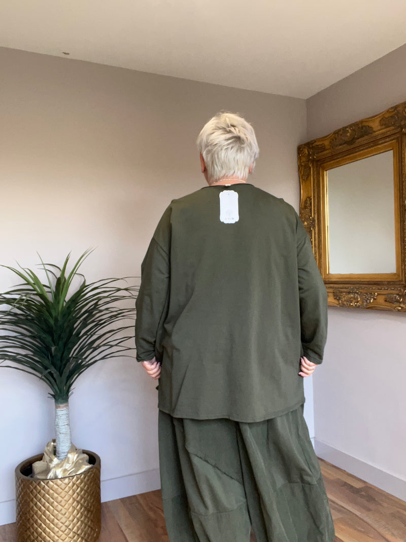 Khaki Two Piece Co-Ord