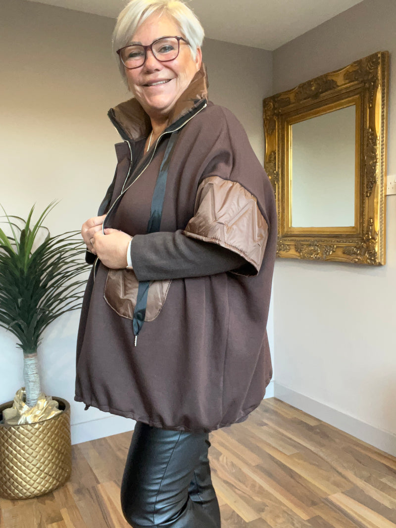 Lightweight Quilted Trim Jacket