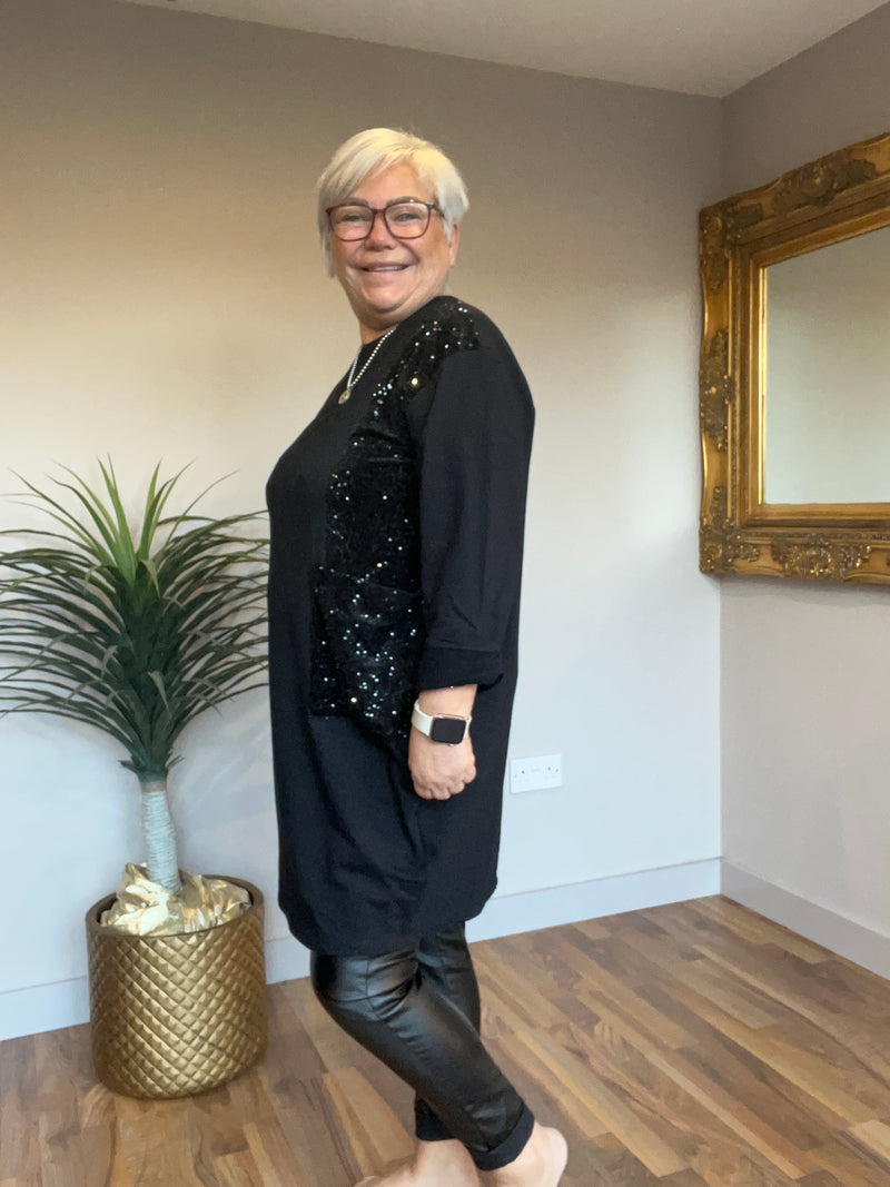 Sequin Detail Tunic/Dress