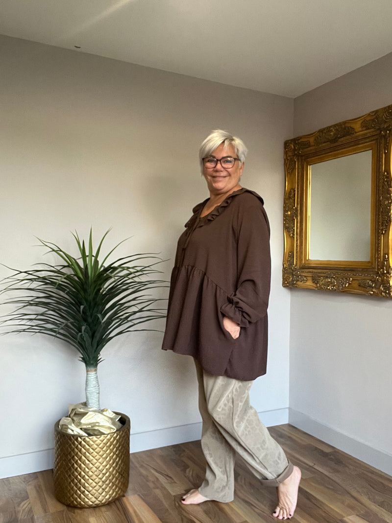 Frill Smock Blouse
