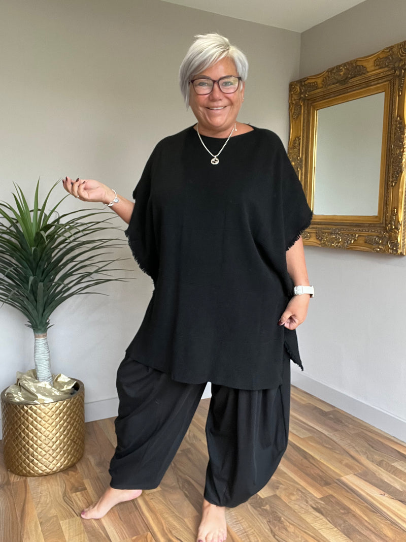 Polly Poncho Knit Top