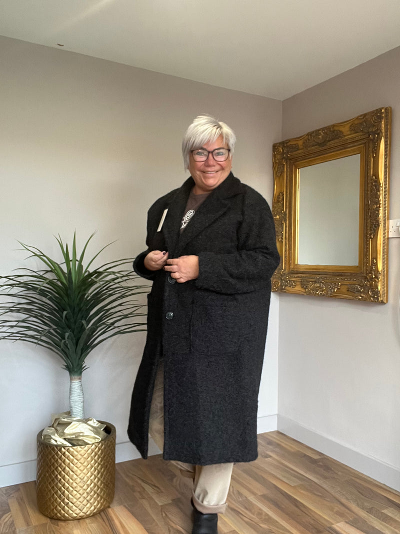 Winnie Wool Look Coat