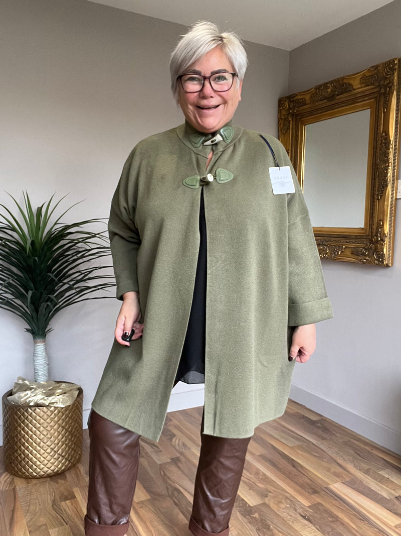 Posh Knit Toggle Jacket