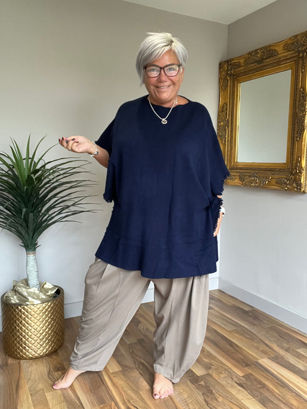 Polly Poncho Knit Top