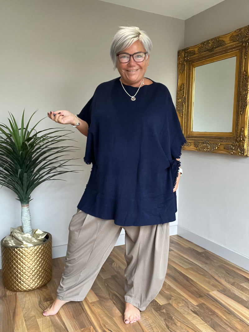 Polly Poncho Knit Top