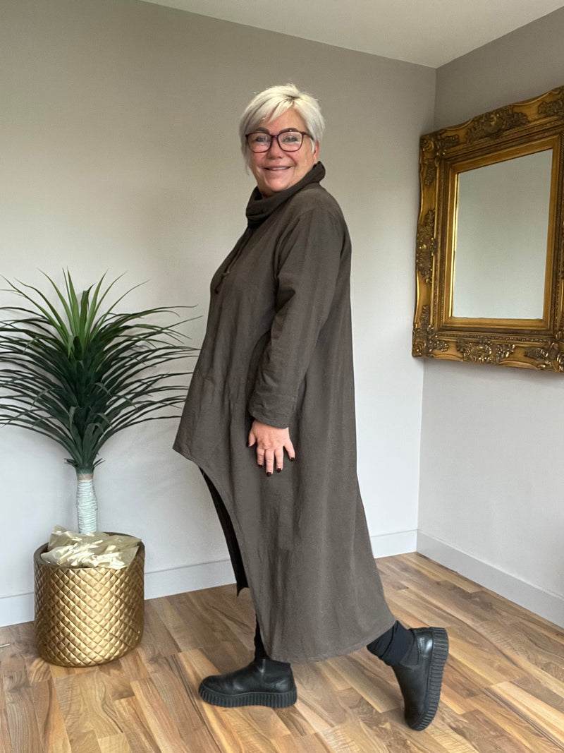 Loose Cowl Neck Tunic