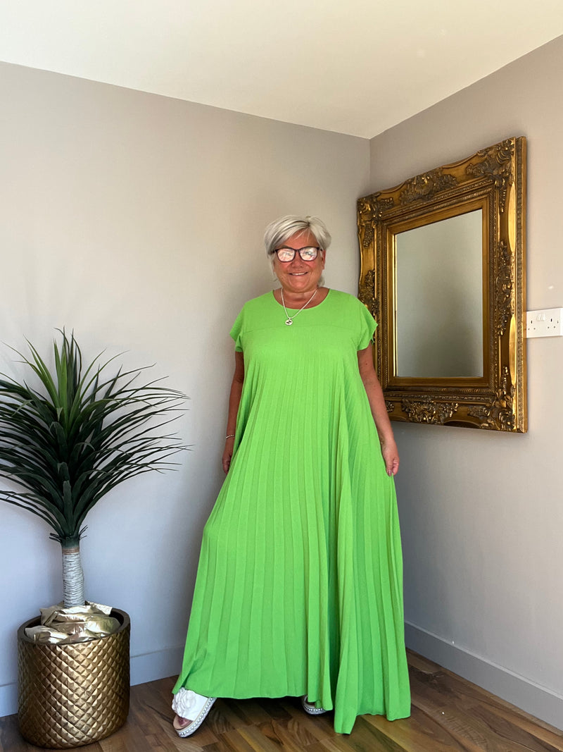 Polly Pleated Dress