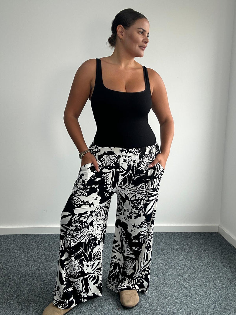 Slinky Stretchy Palazzo Pants