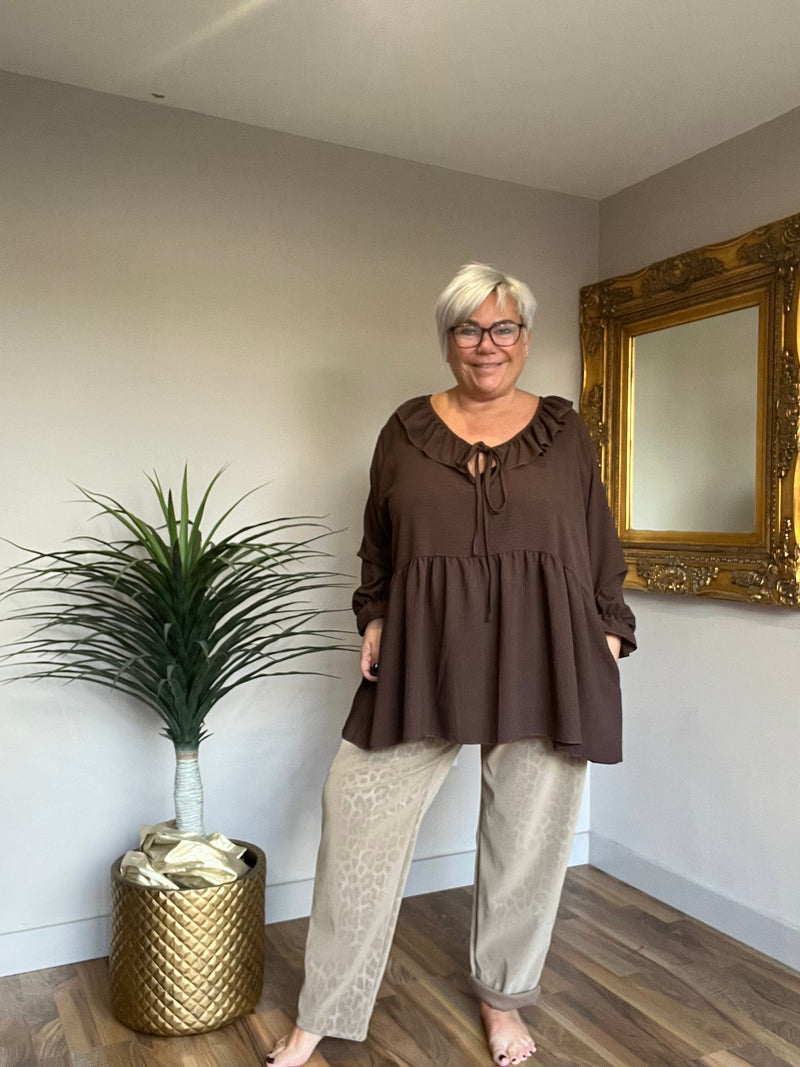 Frill Smock Blouse