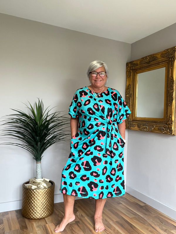 Jersey Animal Print Dress