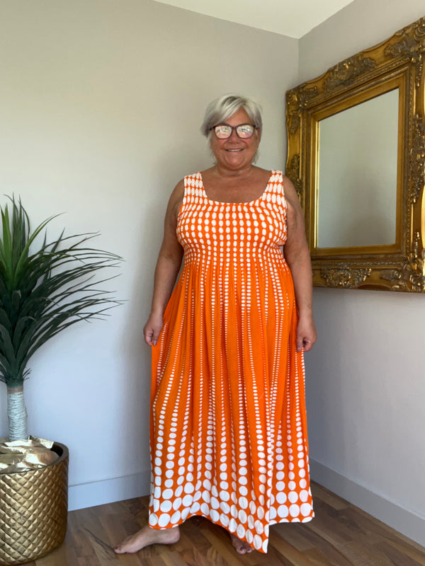 Dotty Sleeveless Dress
