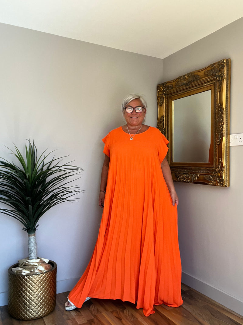 Polly Pleated Dress