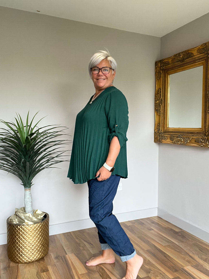 Pleated Swing Top