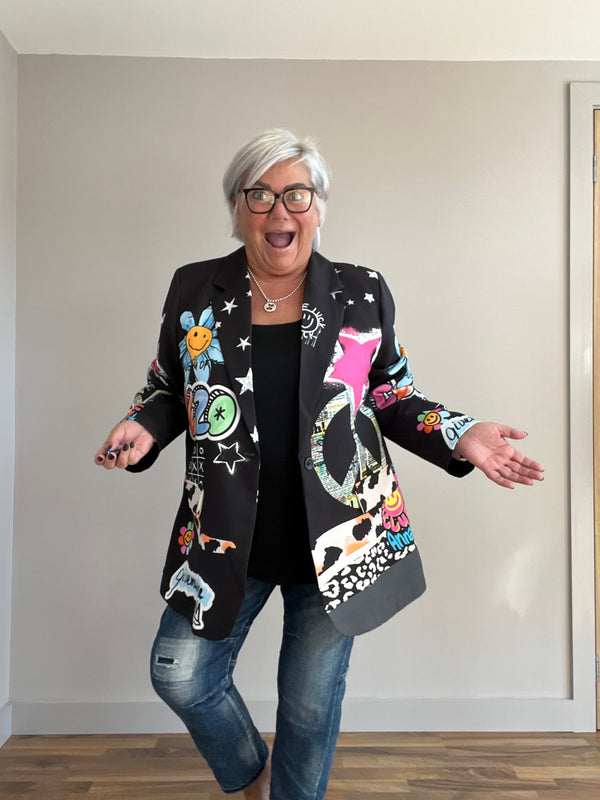 Black Retro Blazer