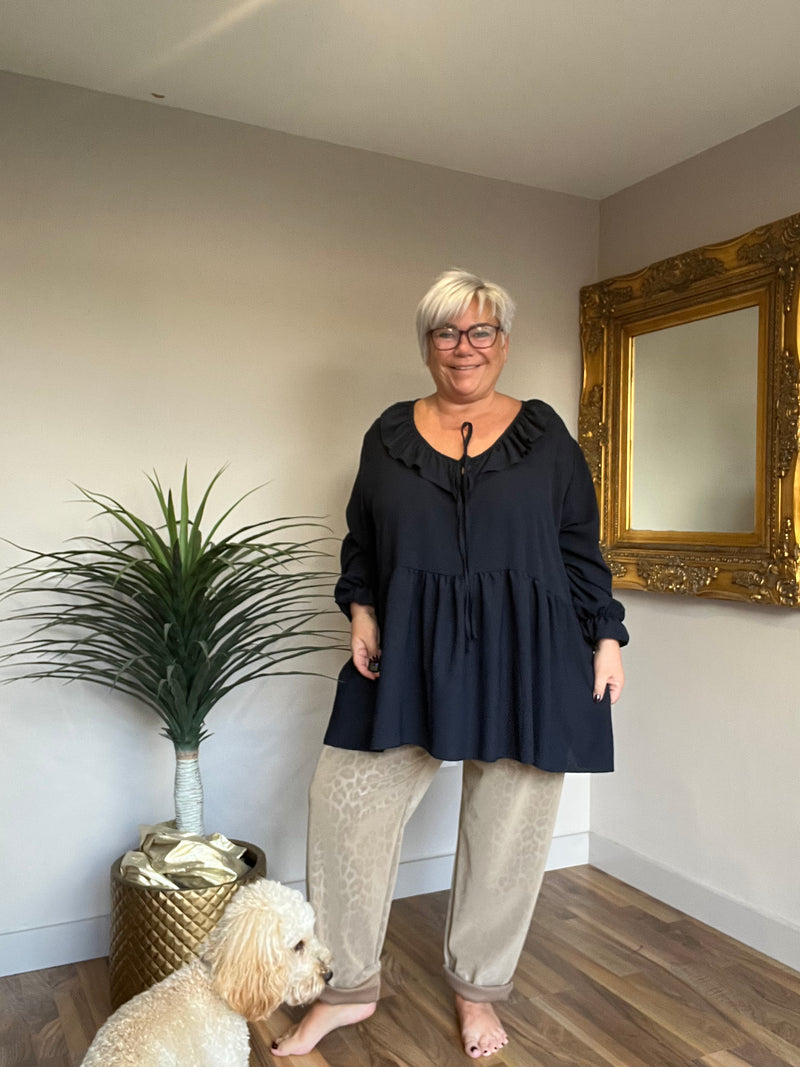Frill Smock Blouse