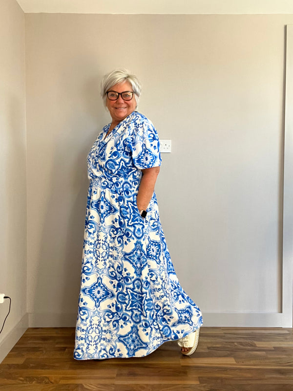 Eleanor V-neck Wrap Dress