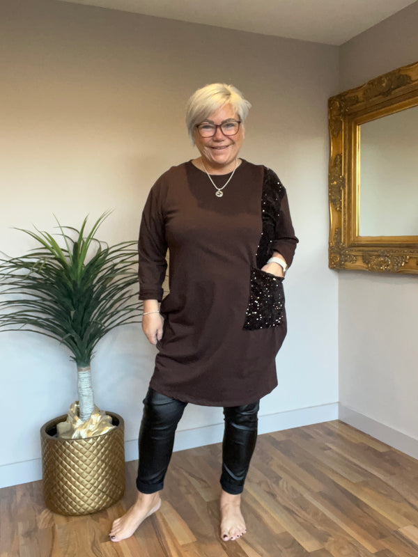 Sequin Detail Tunic/Dress