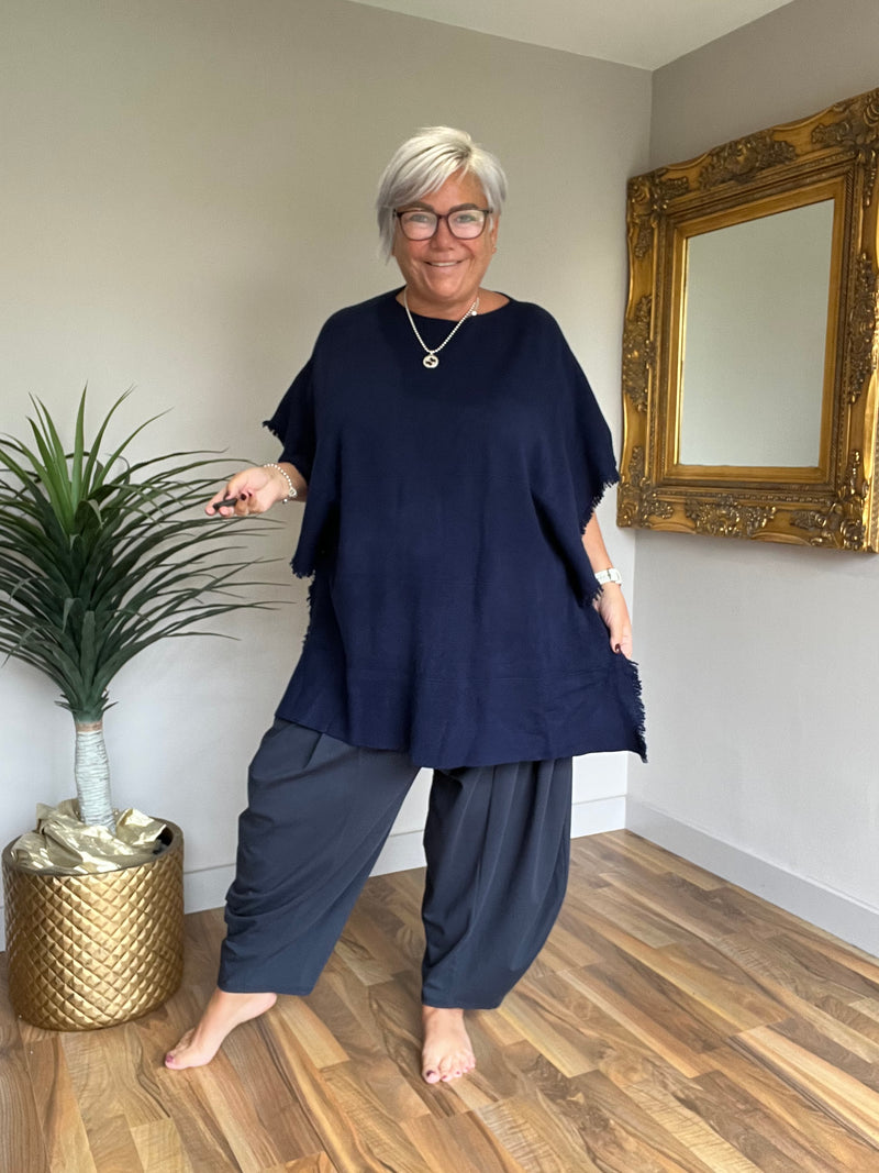 Polly Poncho Knit Top