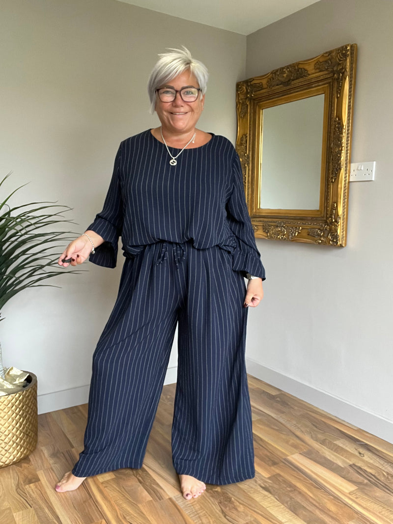 Freda Fill Pinstripe Co-ord
