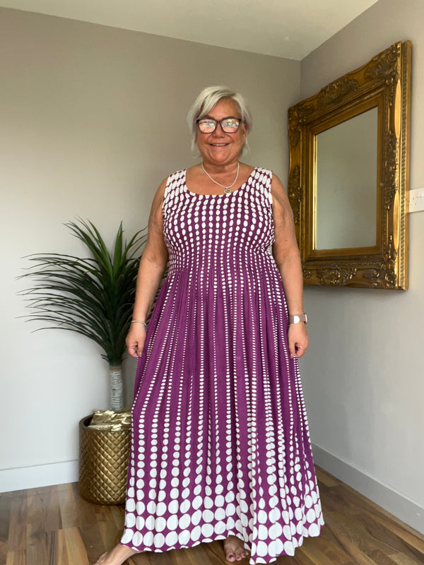 Dotty Sleeveless Dress