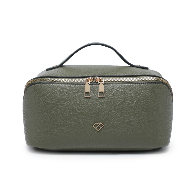 Feel Soft Faux Leather Cosmetic Bag