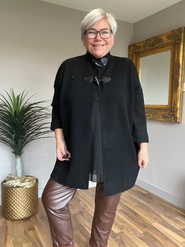 Posh Knit Toggle Jacket