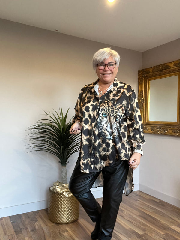 Silky Cheetah Shirt