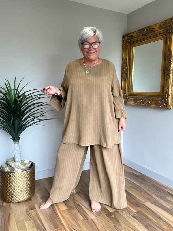 Freda Fill Pinstripe Co-ord