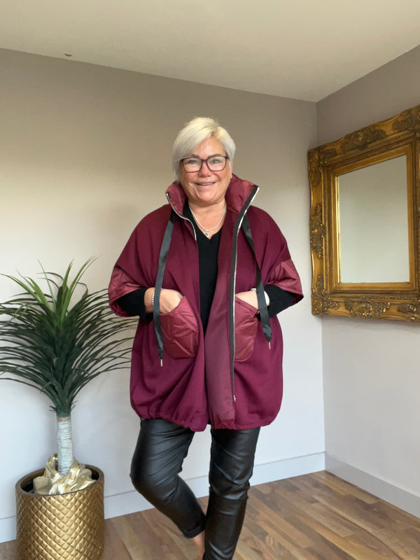 Lightweight Quilted Trim Jacket