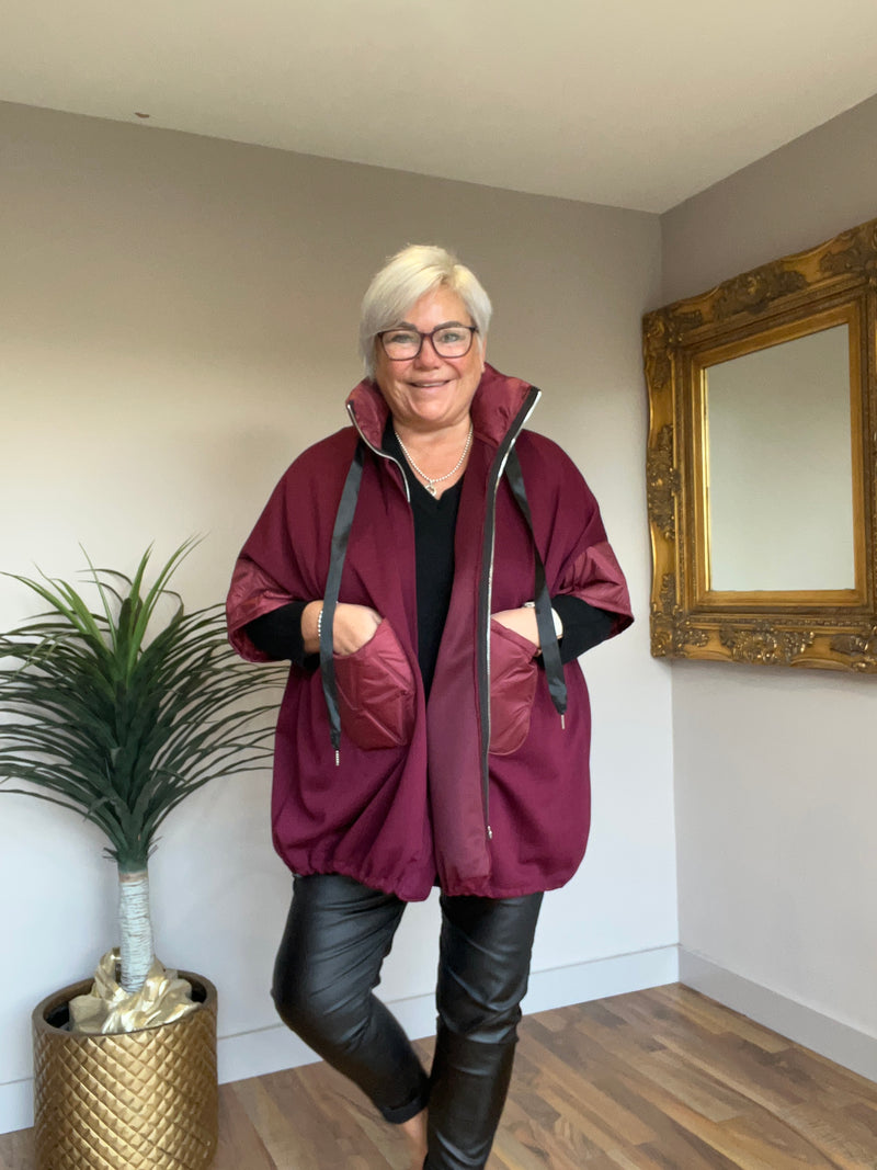 Lightweight Quilted Trim Jacket