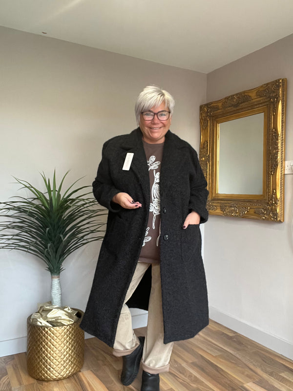 Winnie Wool Look Coat