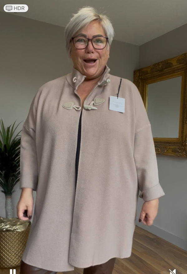 Posh Knit Toggle Jacket