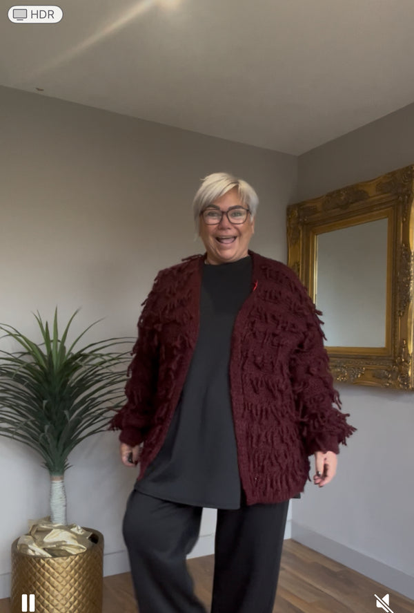 Fringe Edge to Edge Cardigan